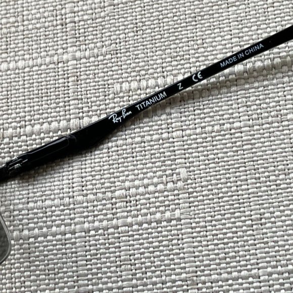Ray-Ban Titanium Youth Glasses Frame Black Tone RB1020 46[]16 125 Eyeglasses - Picture 10 of 12
